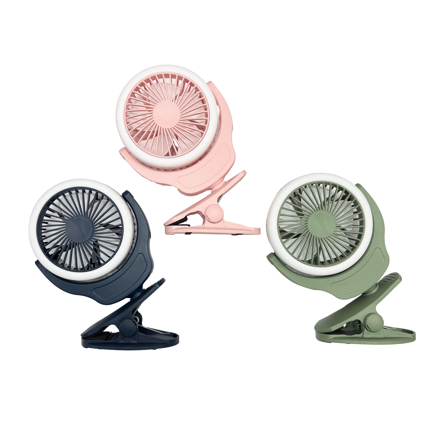 Electric Fan for Desk or Stroller with Clamp Rechargeable