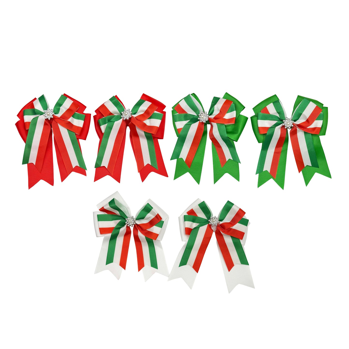 Mexico Hair Bows with Alligator Clip