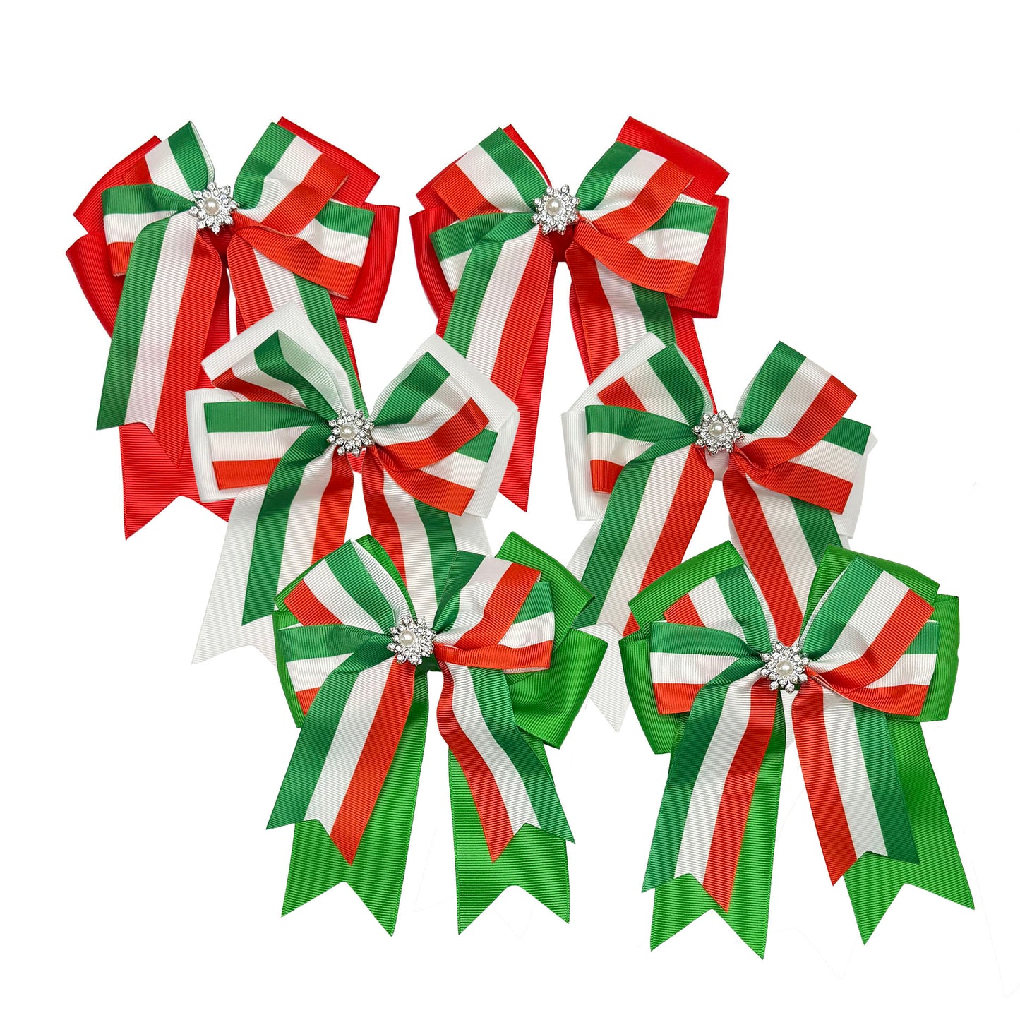 Mexico Hair Bows with Alligator Clip
