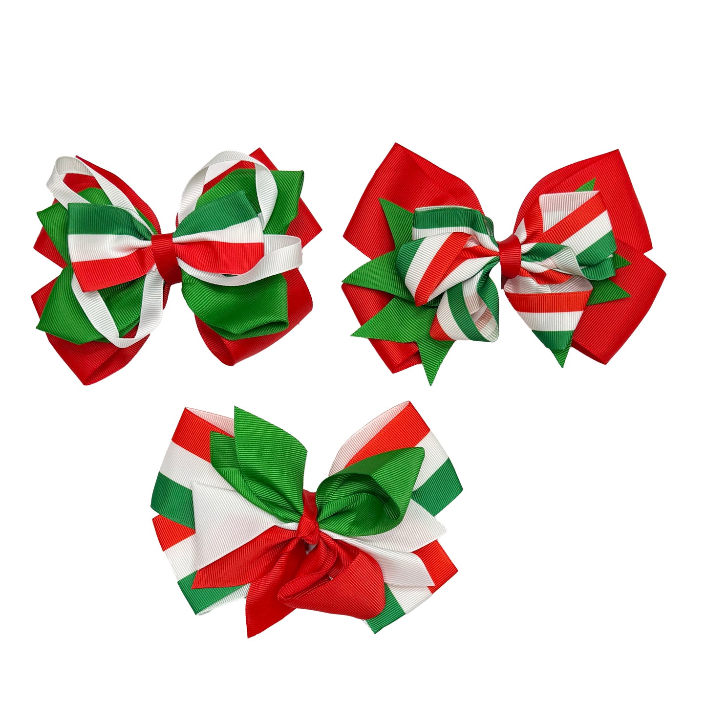 Mexico Hair Bows with Alligator Clip