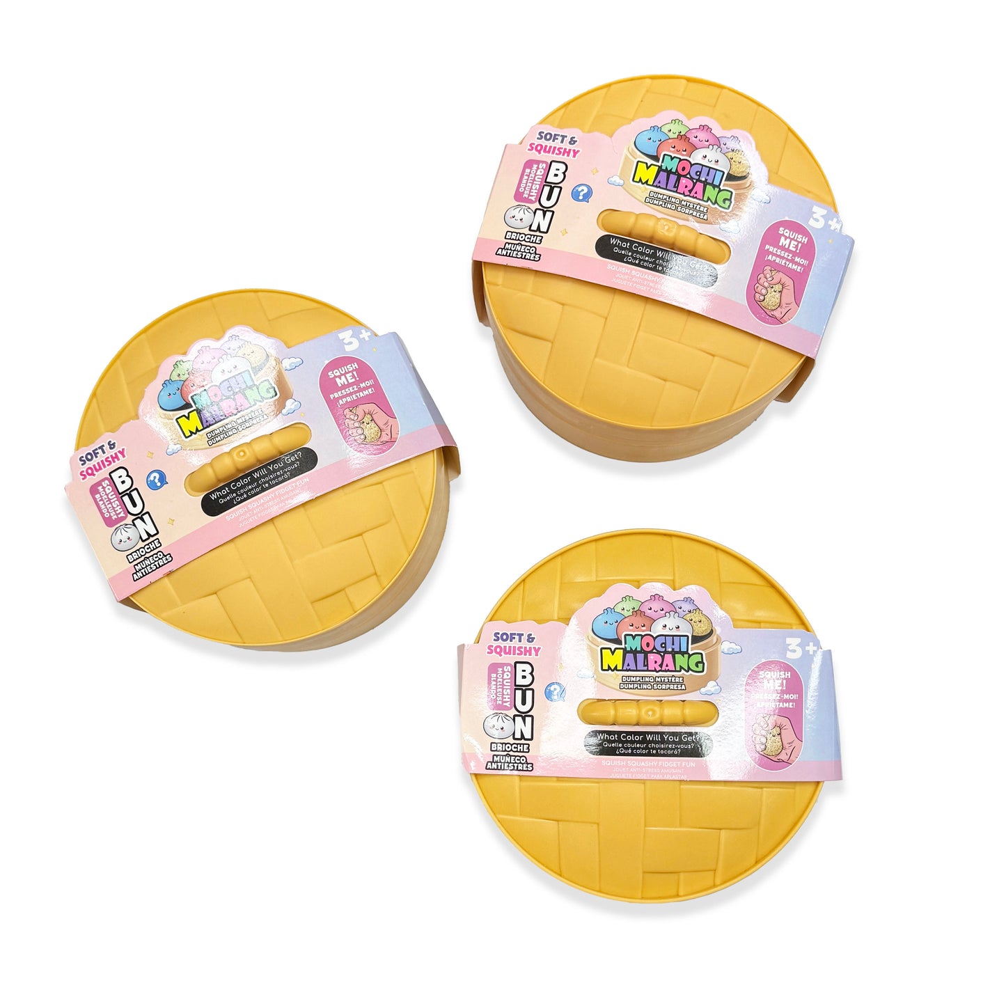 Jumbo 5 inches Squishy Dumpling with Orbeez Mystery Surprise
