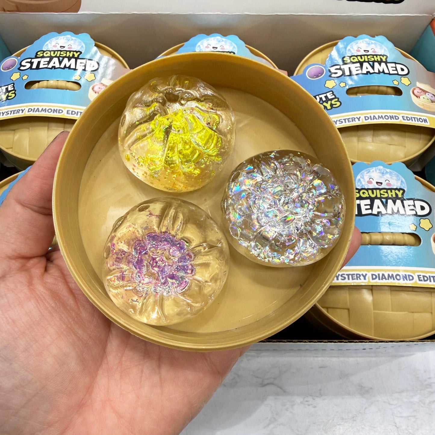 Mini Jelly Squishy Dumplings with LED Light