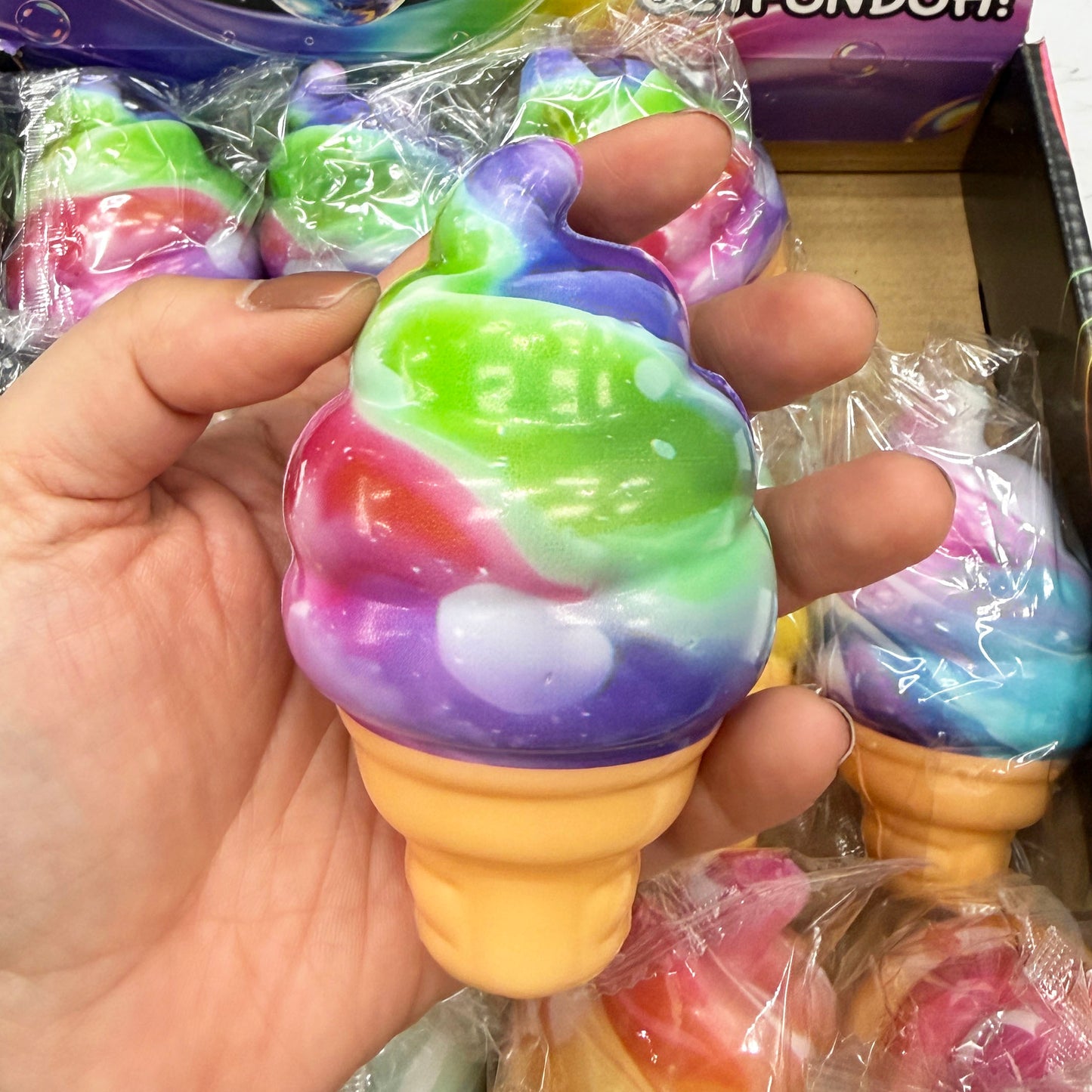 Ice Cream Squishy Toy - Scented & Mixed Colors