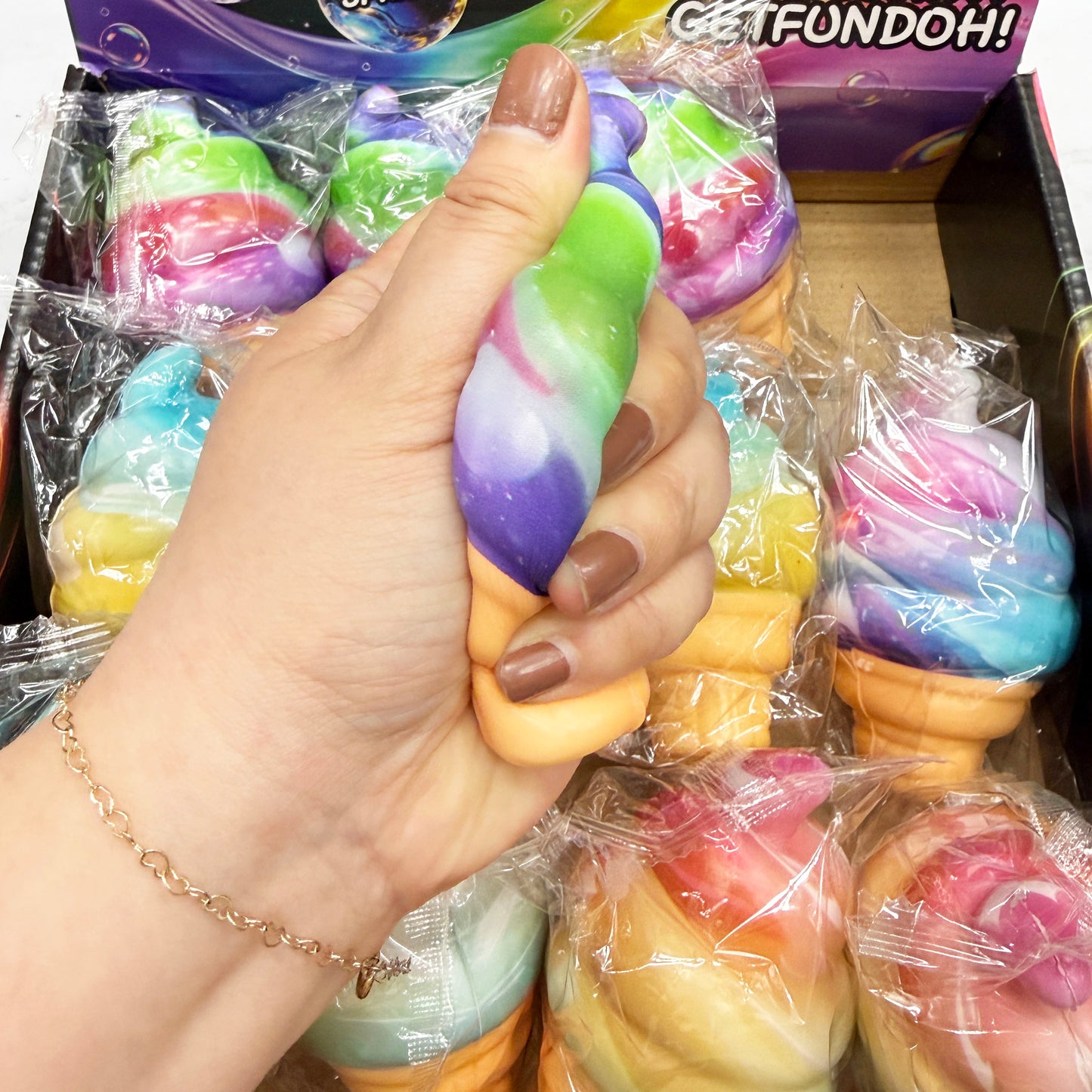 Ice Cream Squishy Toy - Scented & Mixed Colors