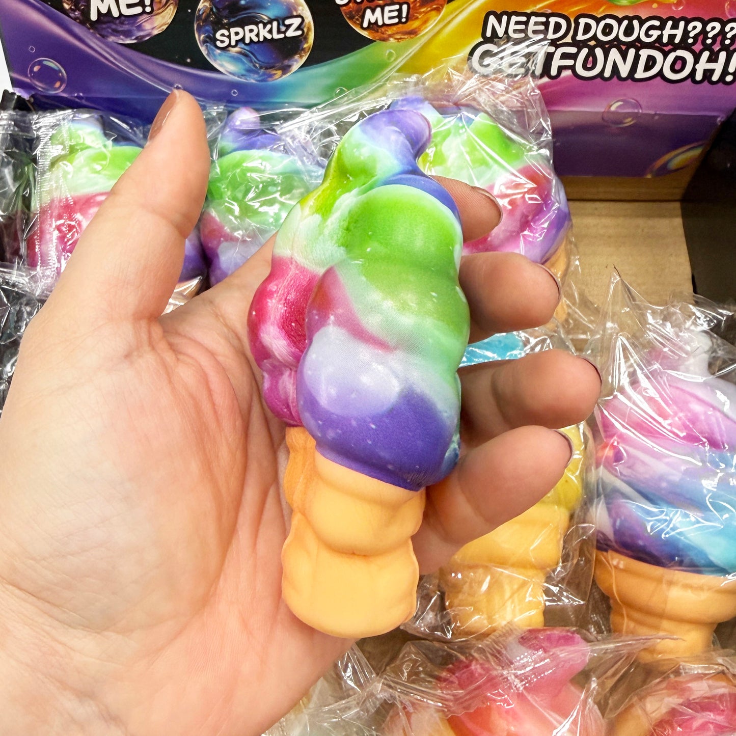 Ice Cream Squishy Toy - Scented & Mixed Colors