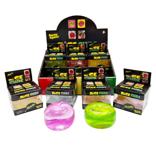 Full Box (12 pcs) Squishy Apple Maltose Sensory Toy