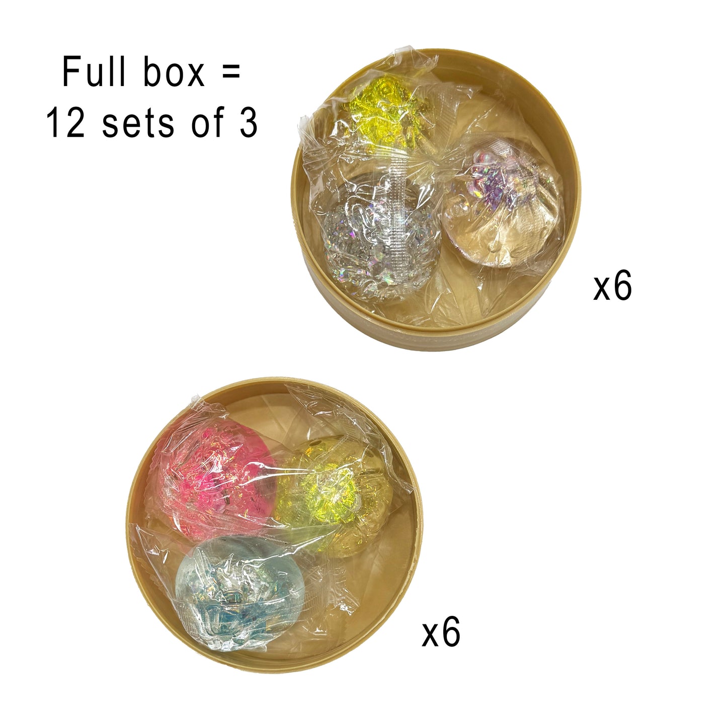 Mini Jelly Squishy Dumplings with LED Light