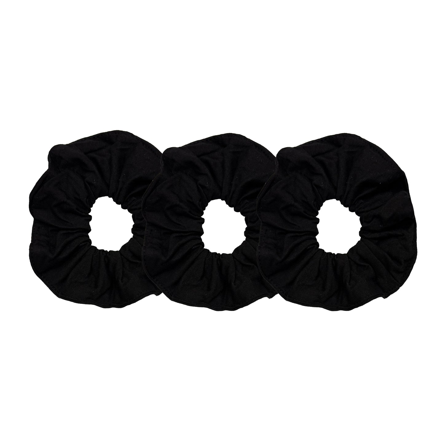 Set of 3 Large 5-inch Cotton Scrunchie