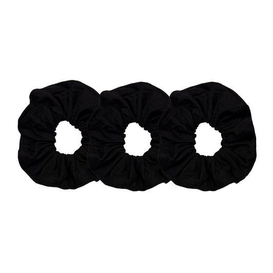 Set of 3 Large 5-inch Cotton Scrunchie