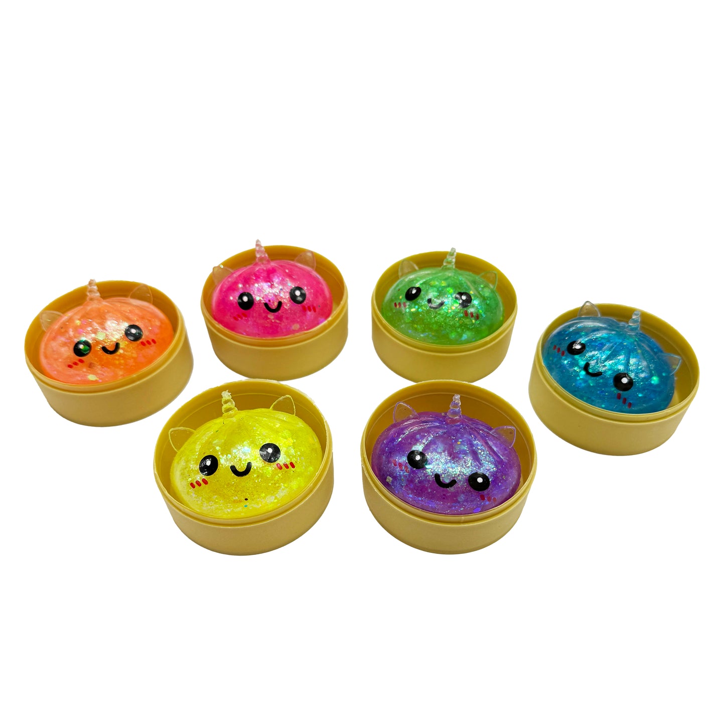 Mini Squishy Unicorn Dumplings with Steamer Basket Mystery Surprise