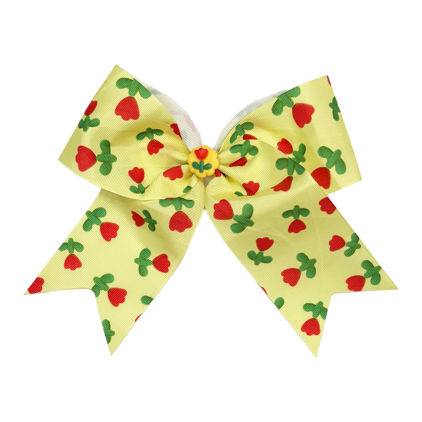 Cheer Bows with Fruit Vegetable Flower Designs
