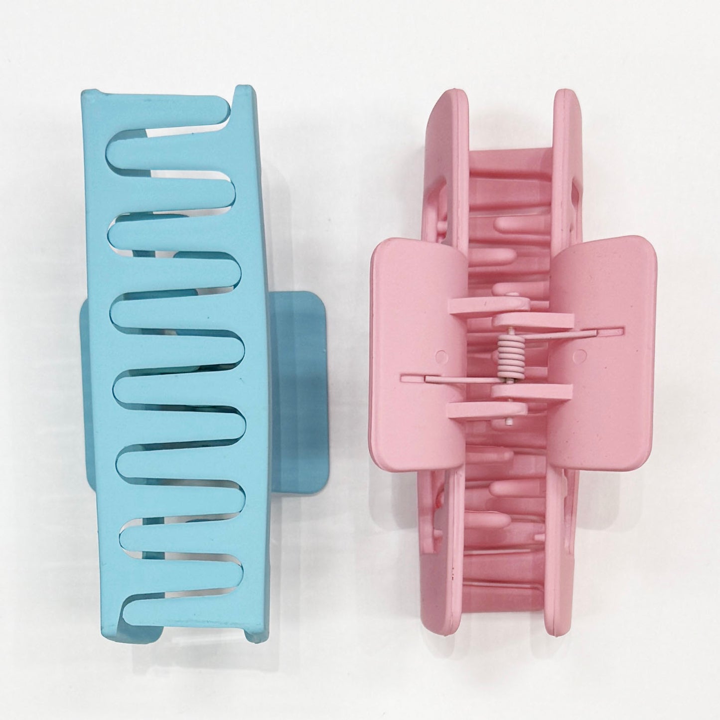 Double Hold Rectangular Hair Claw Clip