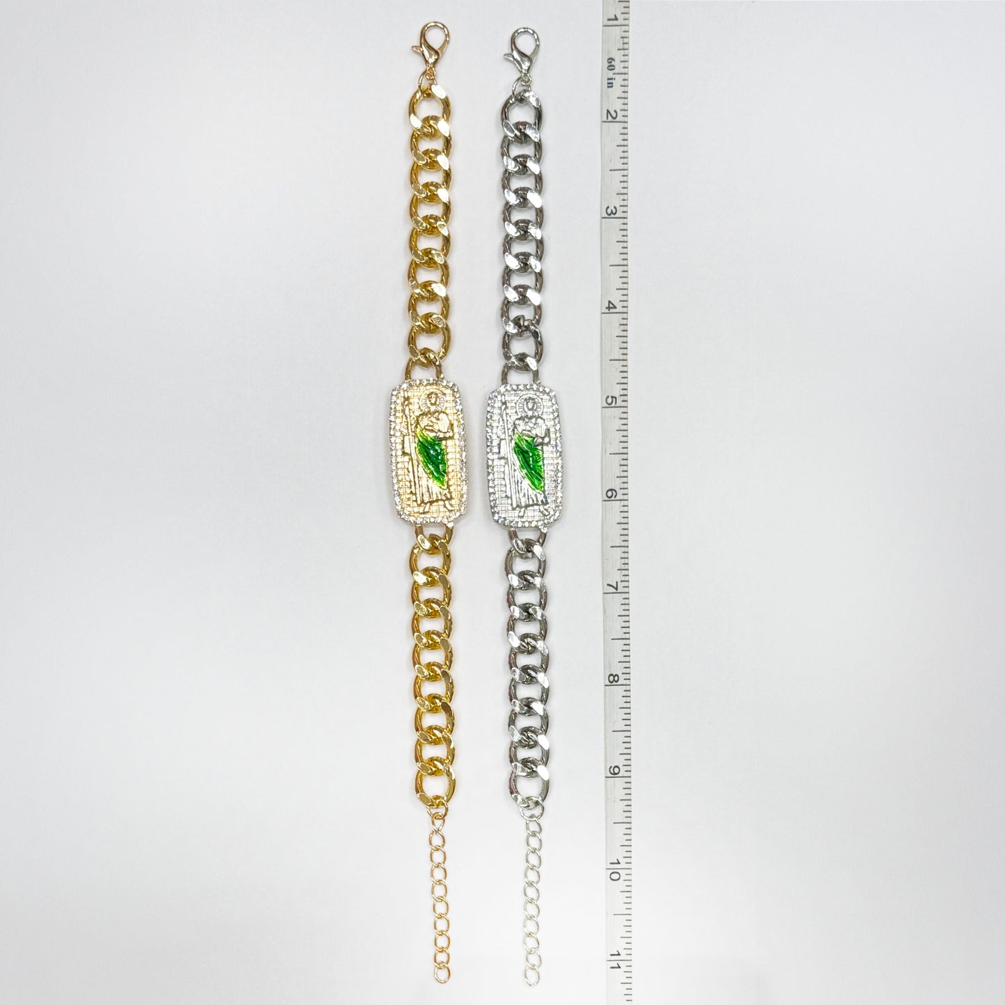 San Judas Chain Bracelet with Pendant