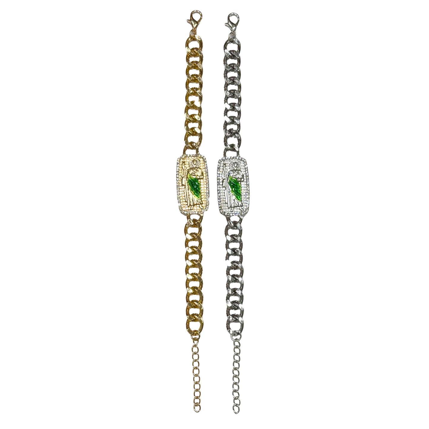 San Judas Chain Bracelet with Pendant