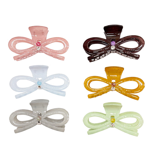 Oversized Bow Jumbo Claw Clips