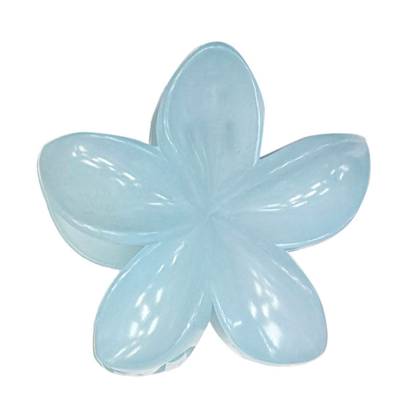 Jumbo Color-Changing Hawaii Flower Hair Claw Clips