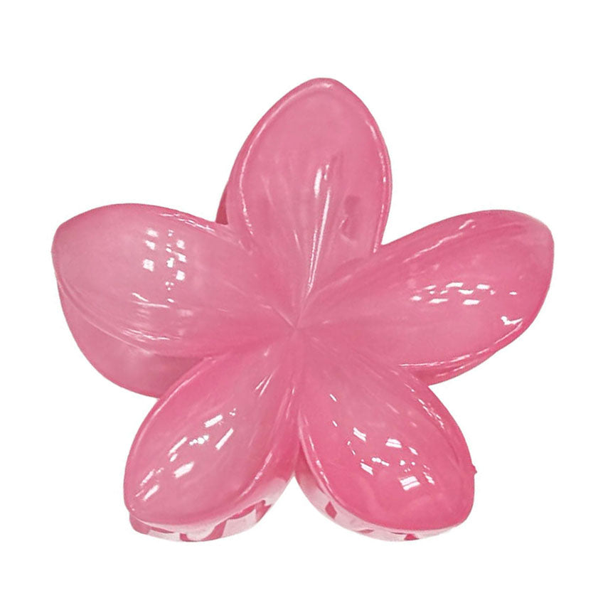 Jumbo Color-Changing Hawaii Flower Hair Claw Clips