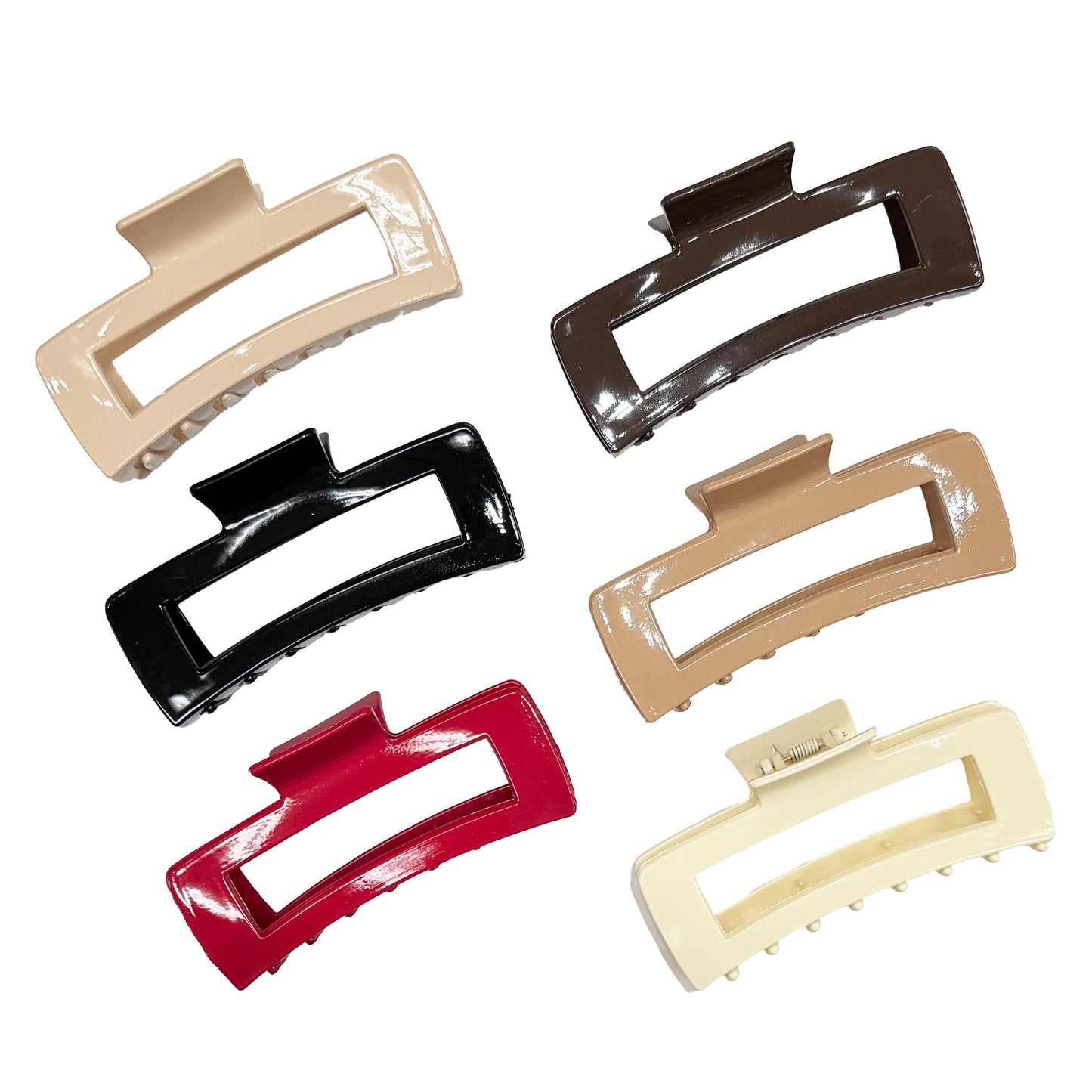 Jumbo Soft Silicone Hair Claw Clip