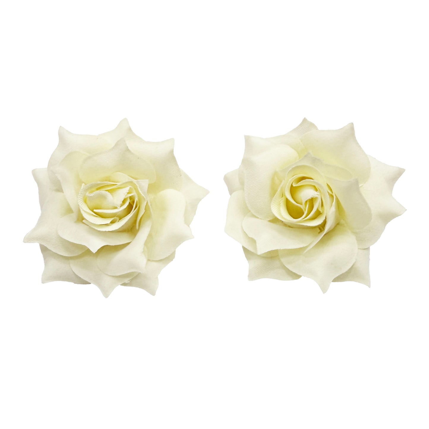 Pair of Small Rose Hair Clips