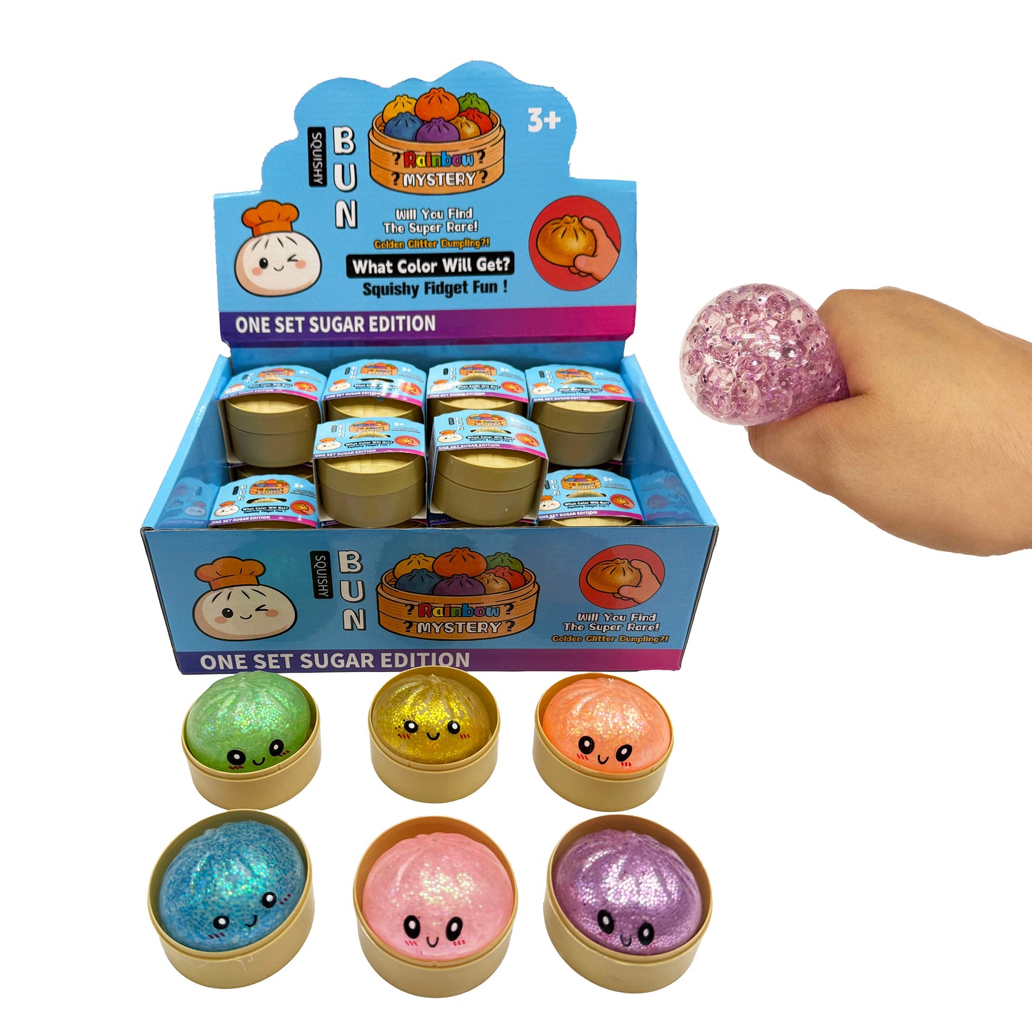 Mini Squishy Dumplings with Beads Inside