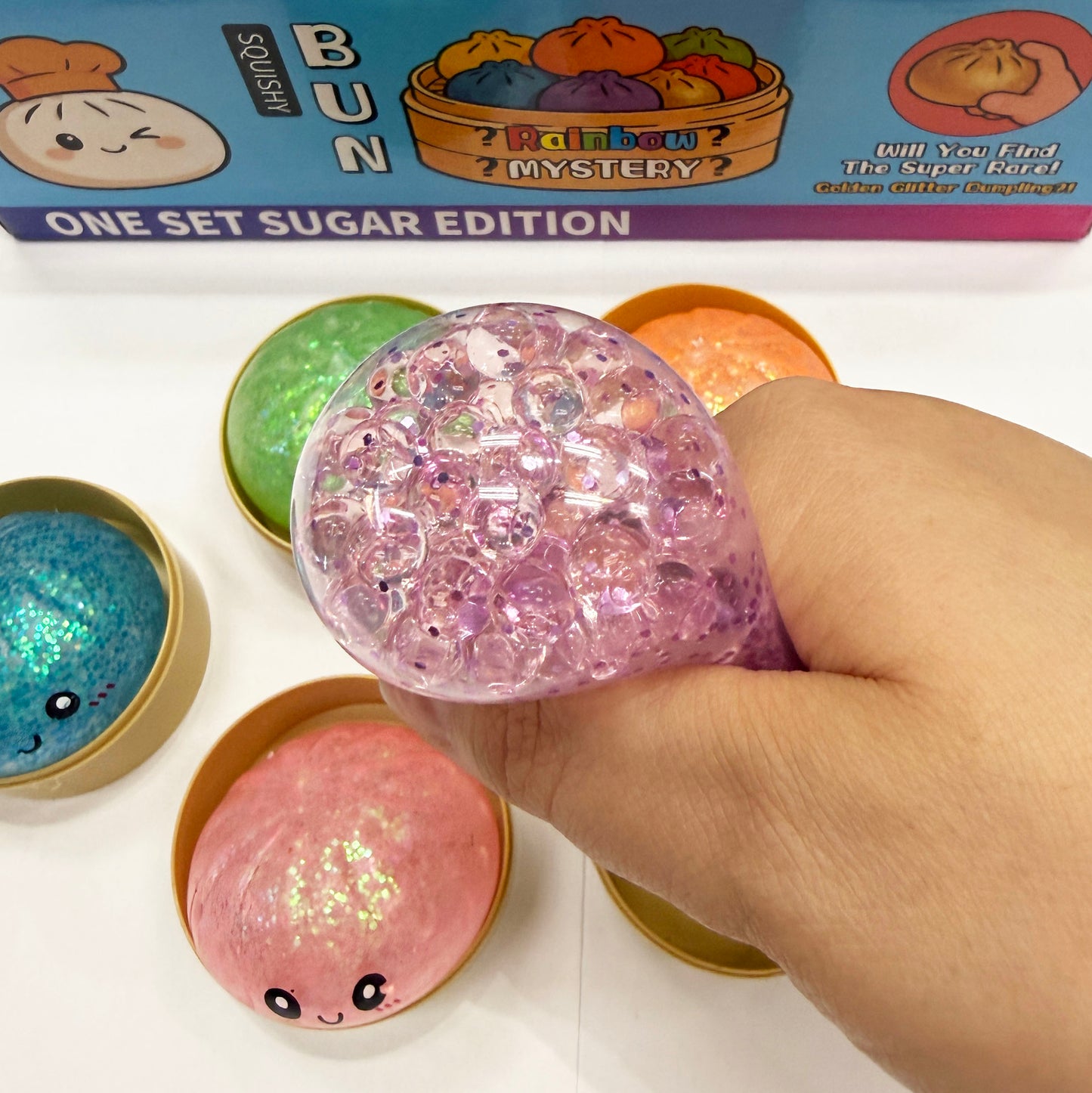 Mini Squishy Dumplings with Beads Inside