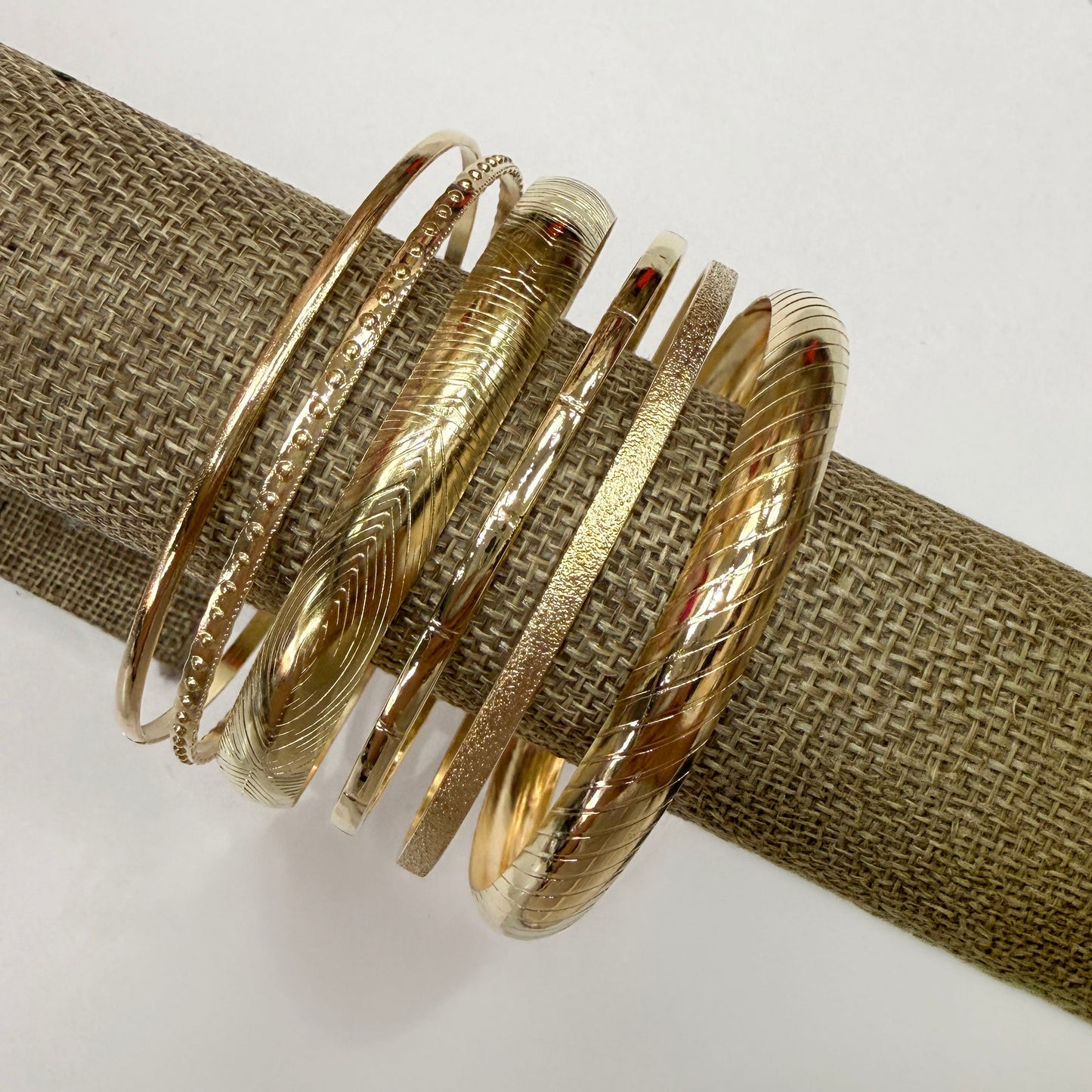 Set of 6 Gold Bangles