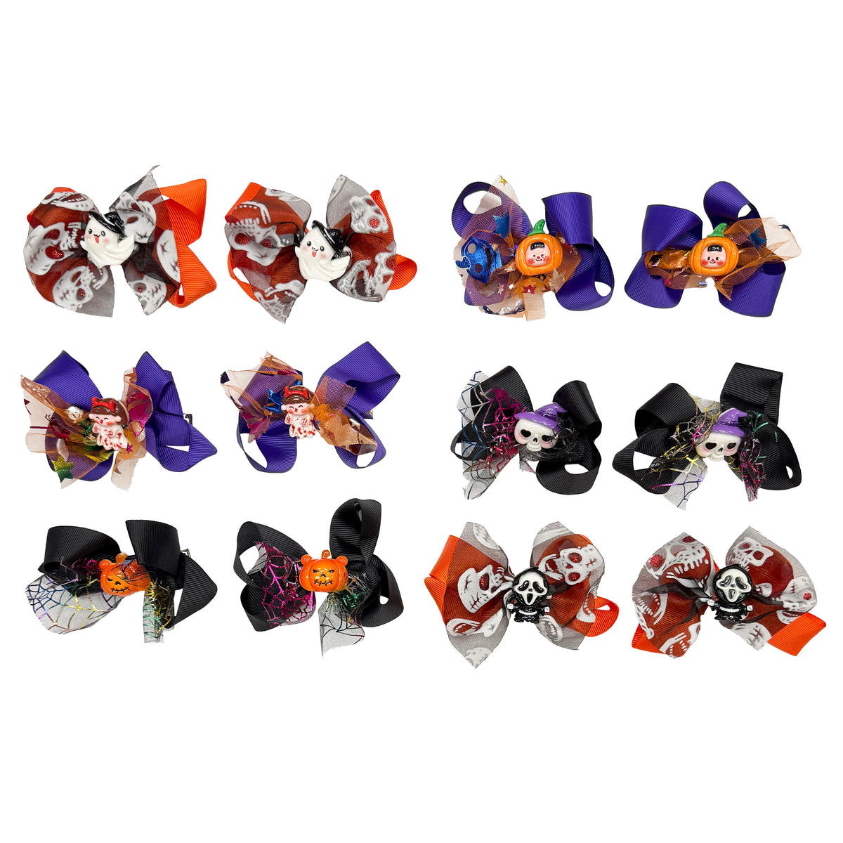 Halloween Hair Bows