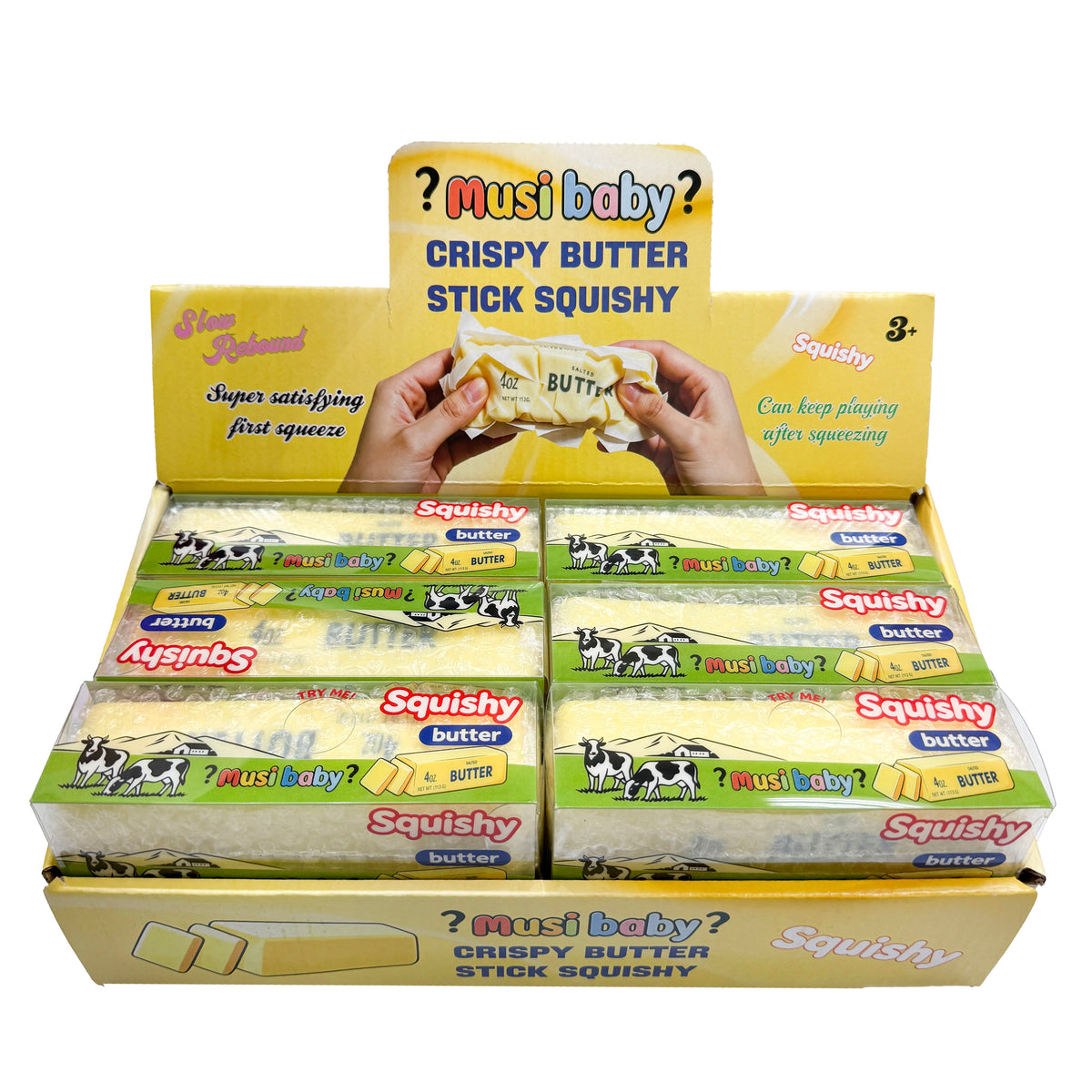 Crunchy Cracking Wax Covered Squishy Butter