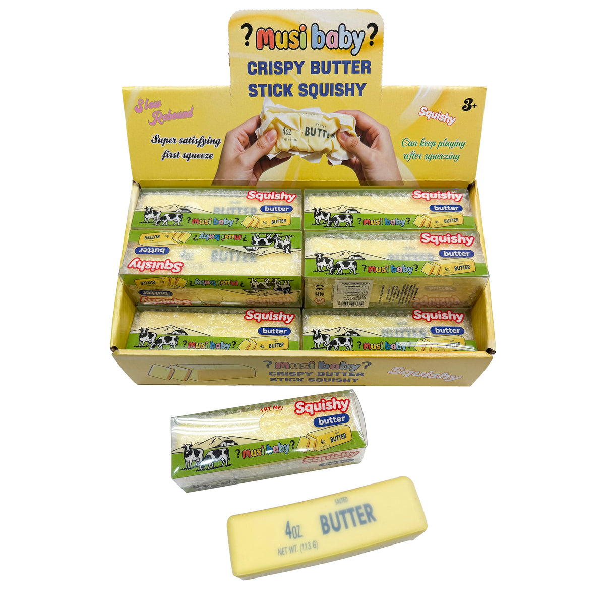 Crunchy Cracking Wax Covered Squishy Butter