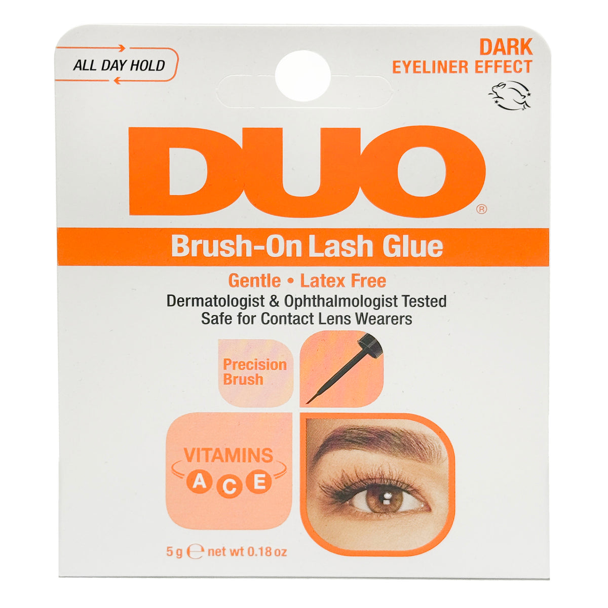 DUO Dark Tone Brush-On Adhesive Eyelash Glue "Orange"