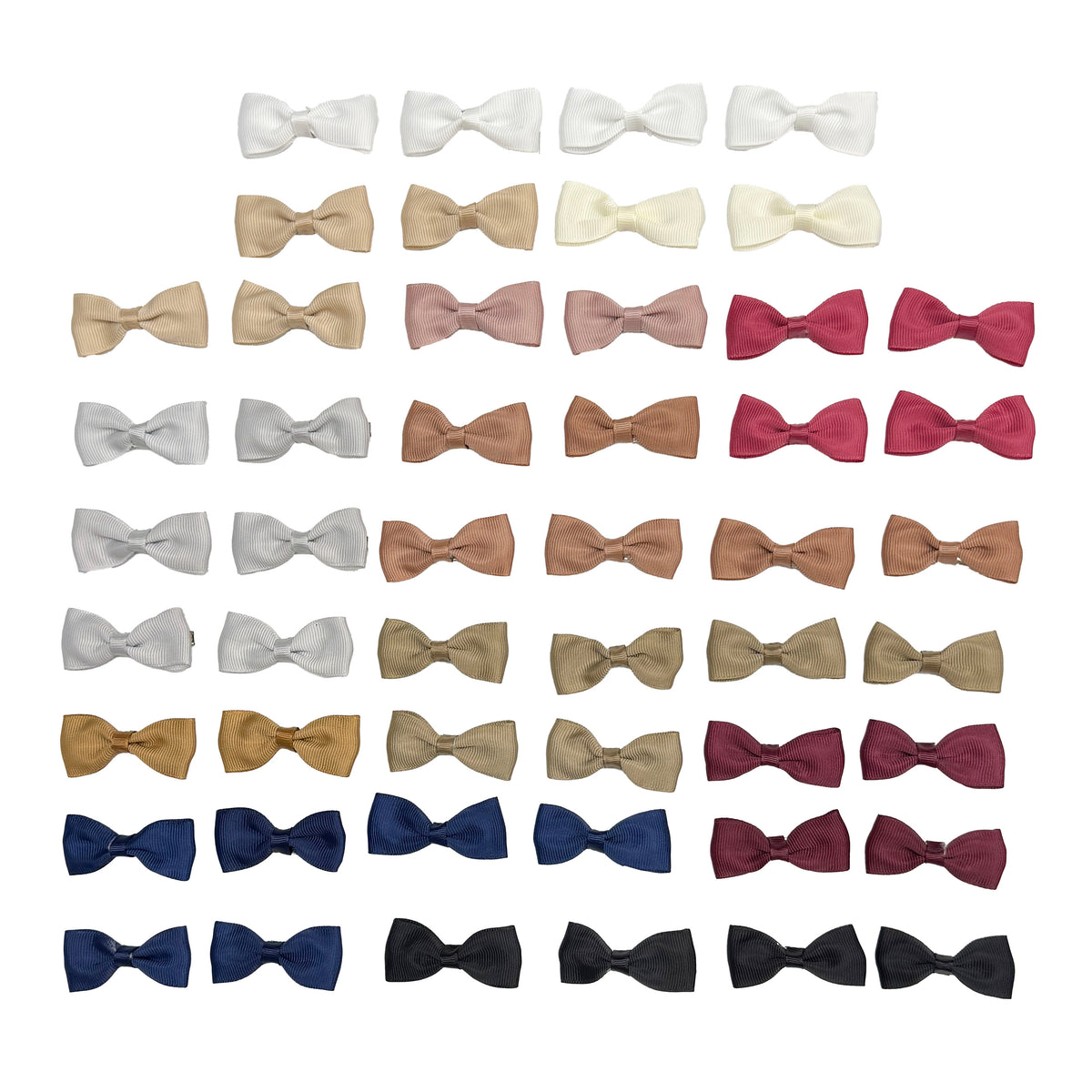 Set of 50 Mini Hair Bows