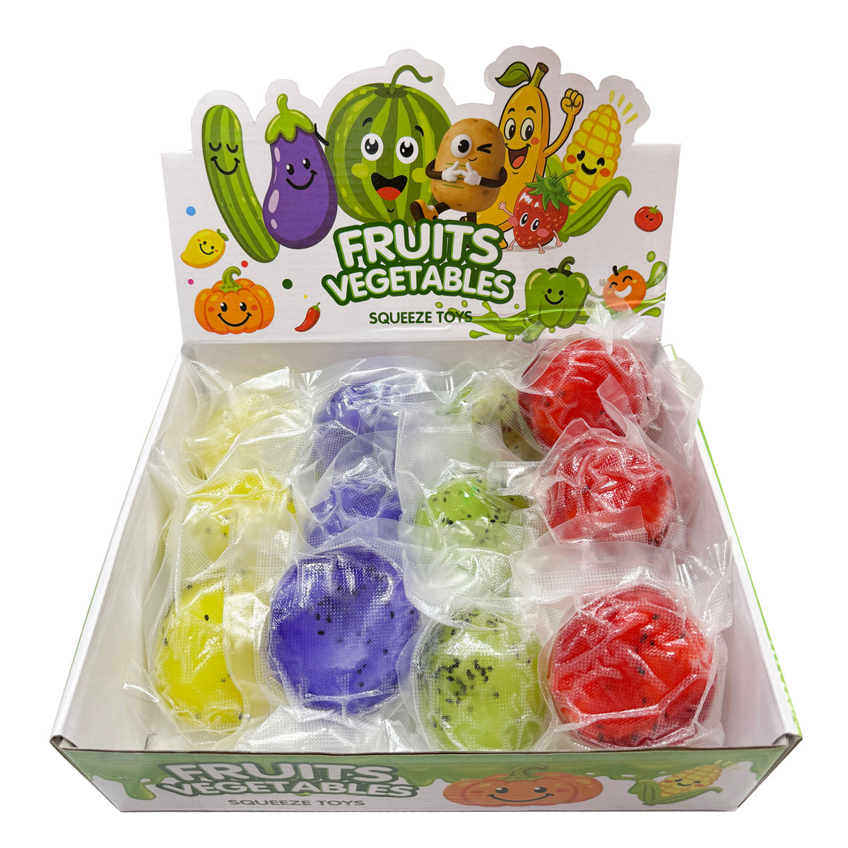 Full Box Slushy Squishy Seedy Fruit Ball Edition Newest Trending Sensory Toy
