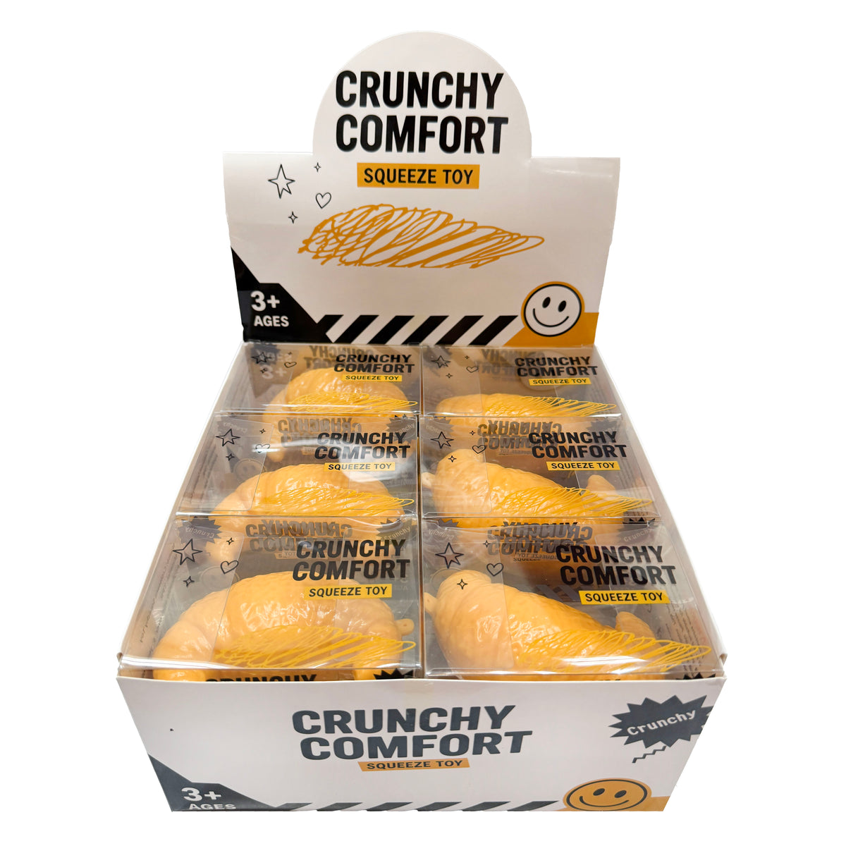 Full Box Crunchy Croissant Squishy Newest Trending Sensory Toy