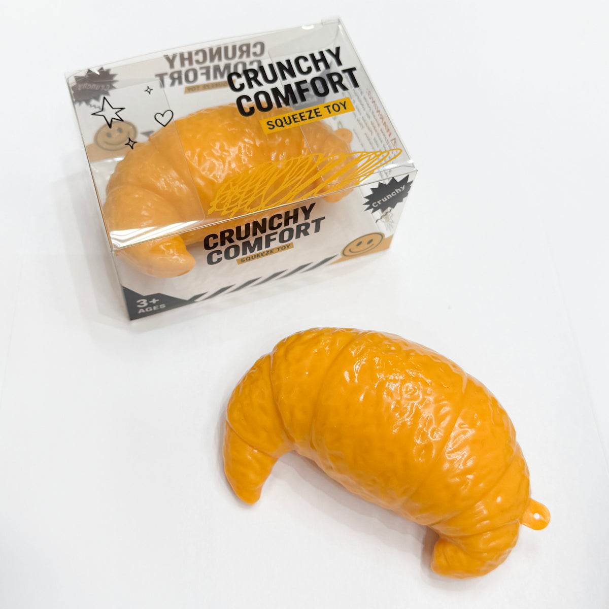 Full Box Crunchy Croissant Squishy Newest Trending Sensory Toy