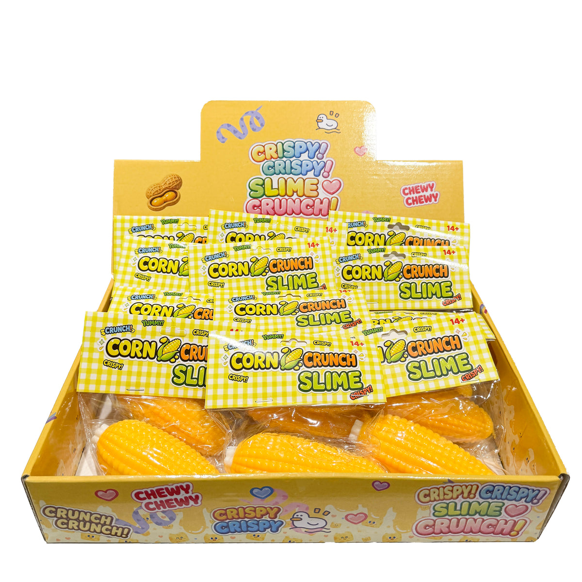 Full Box Crunchy Corn Cracking Squishy Newest Trending Sensory Toy