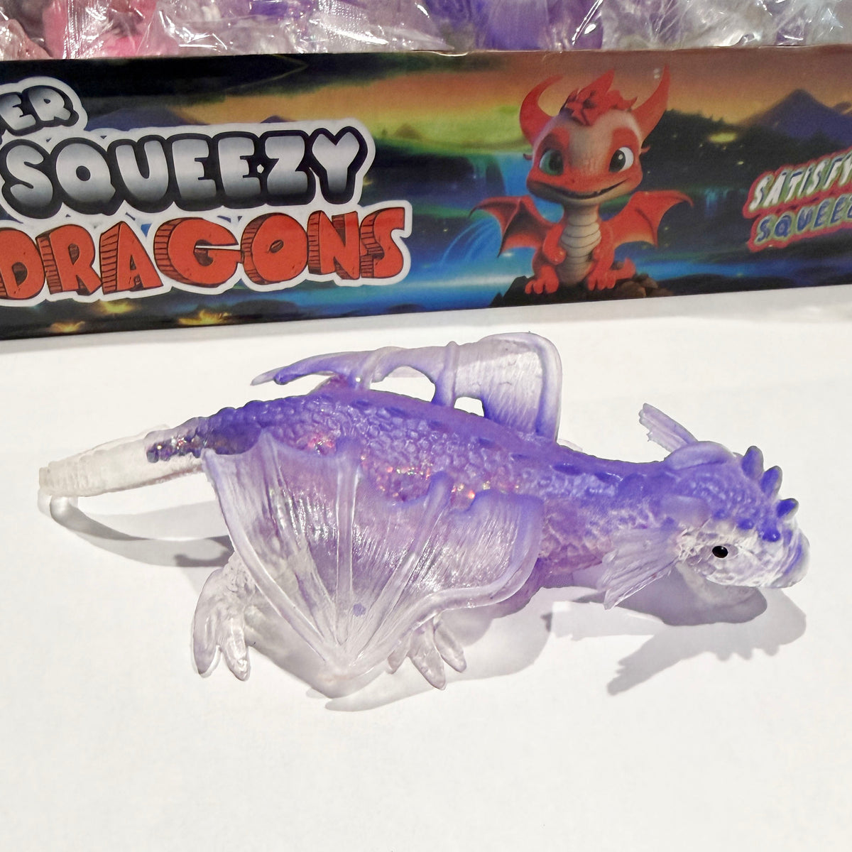 Full Box Squishy Dragon Maltose Sensory Toy