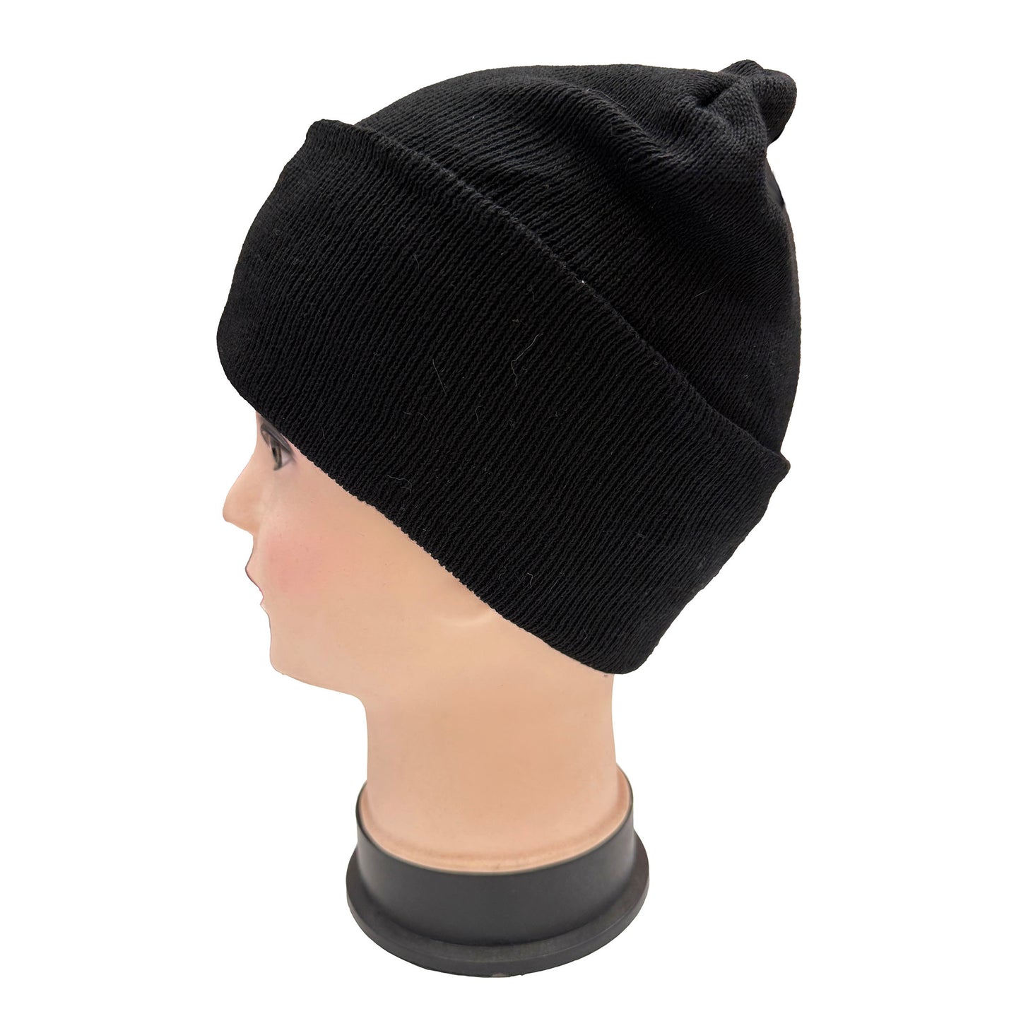 Plain Black Beanie