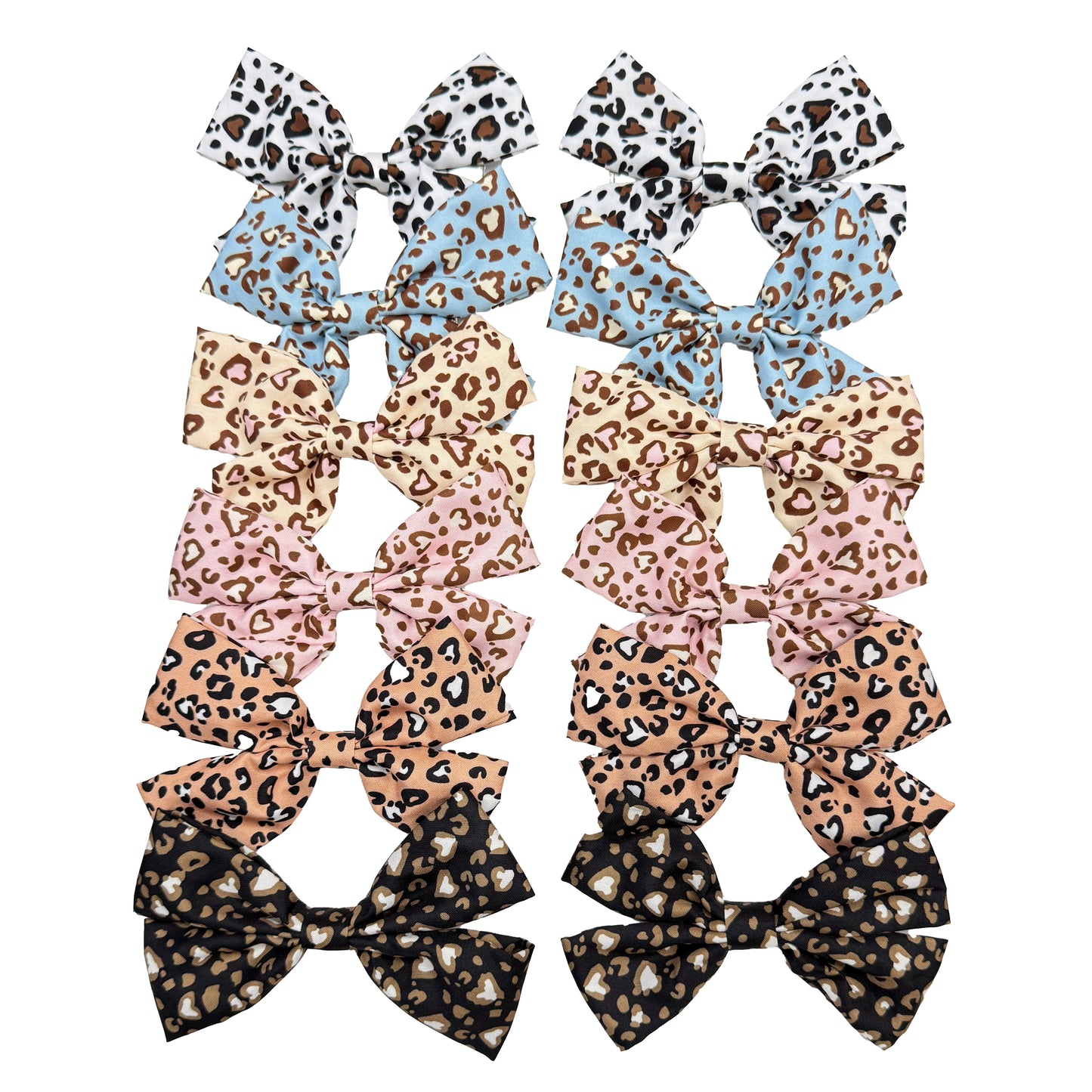 Leopard Print Bows