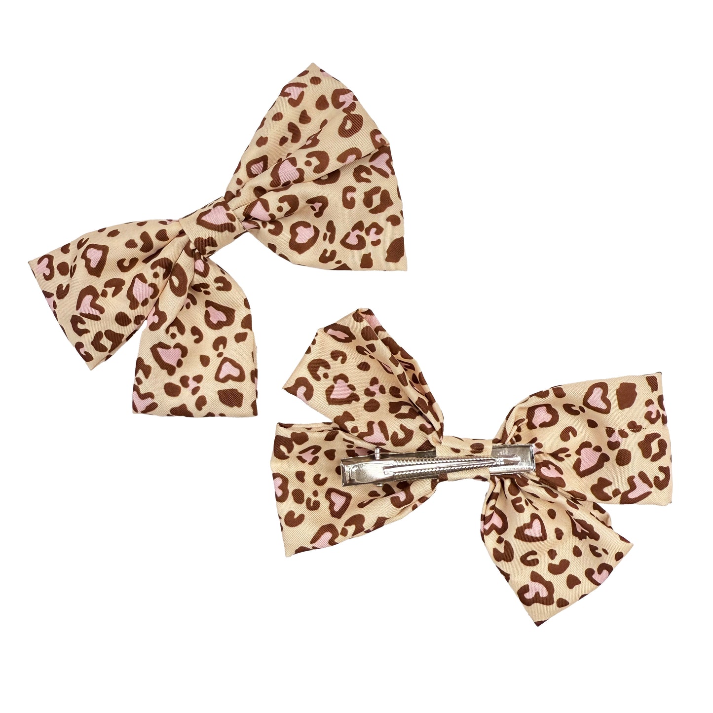 Leopard Print Bows