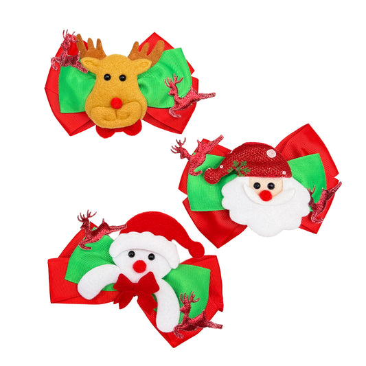 Christmas Jumbo Hair Bows