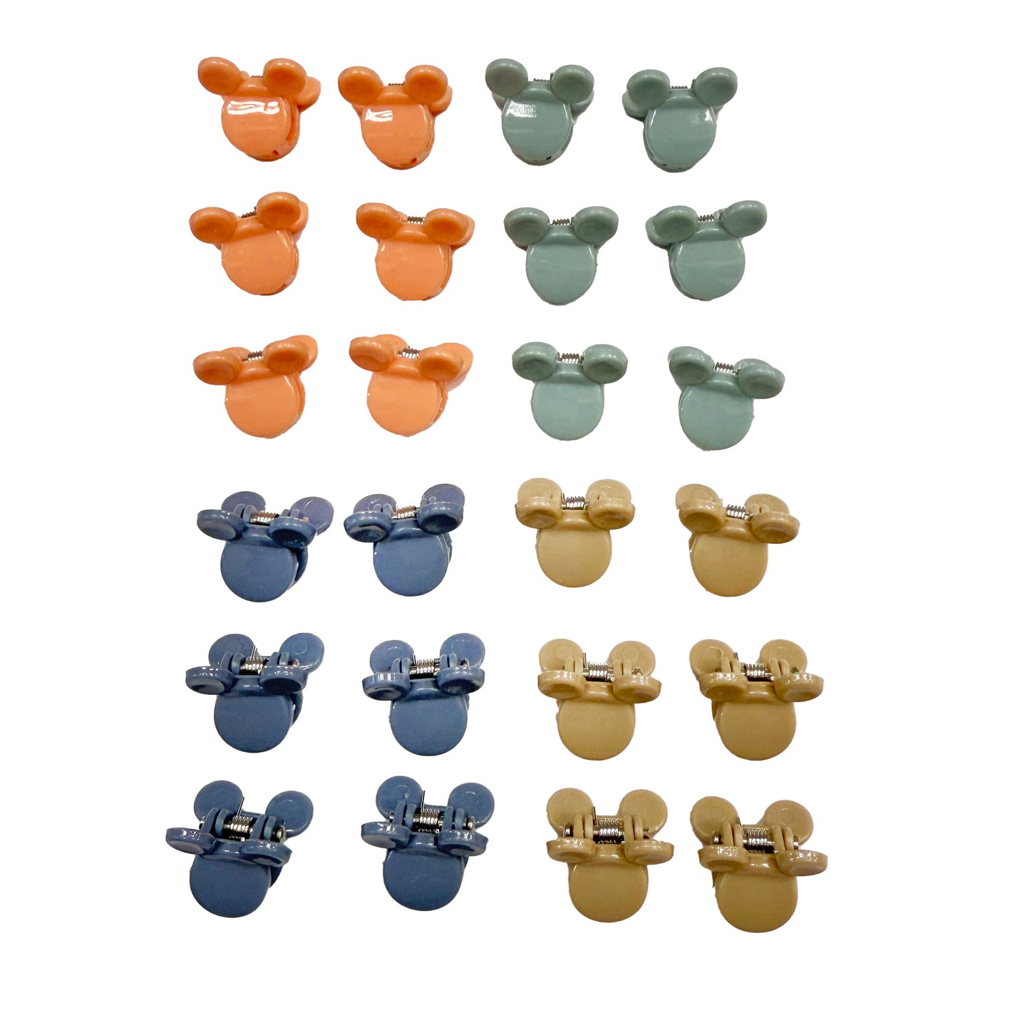 Mini Baby Mouse Claw Clips - Set of 24