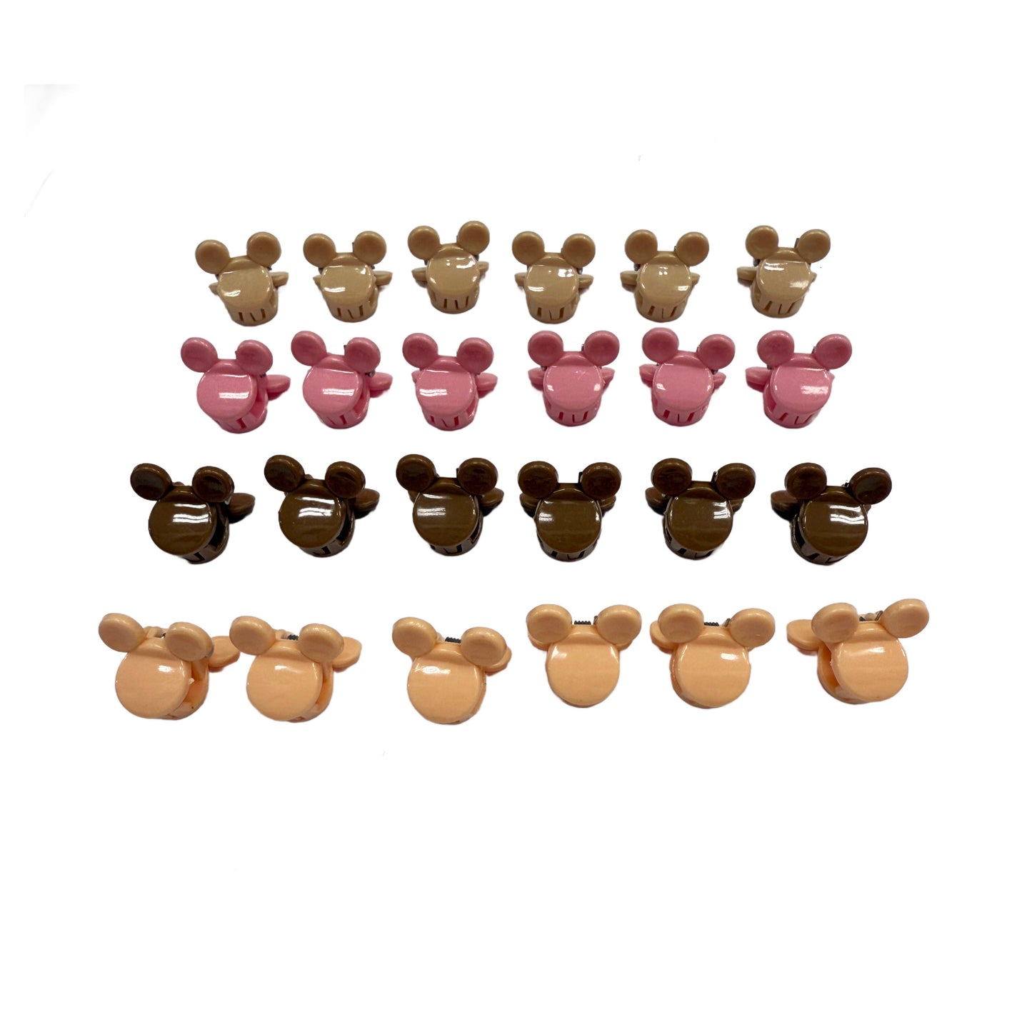 Mini Baby Mouse Claw Clips - Set of 24