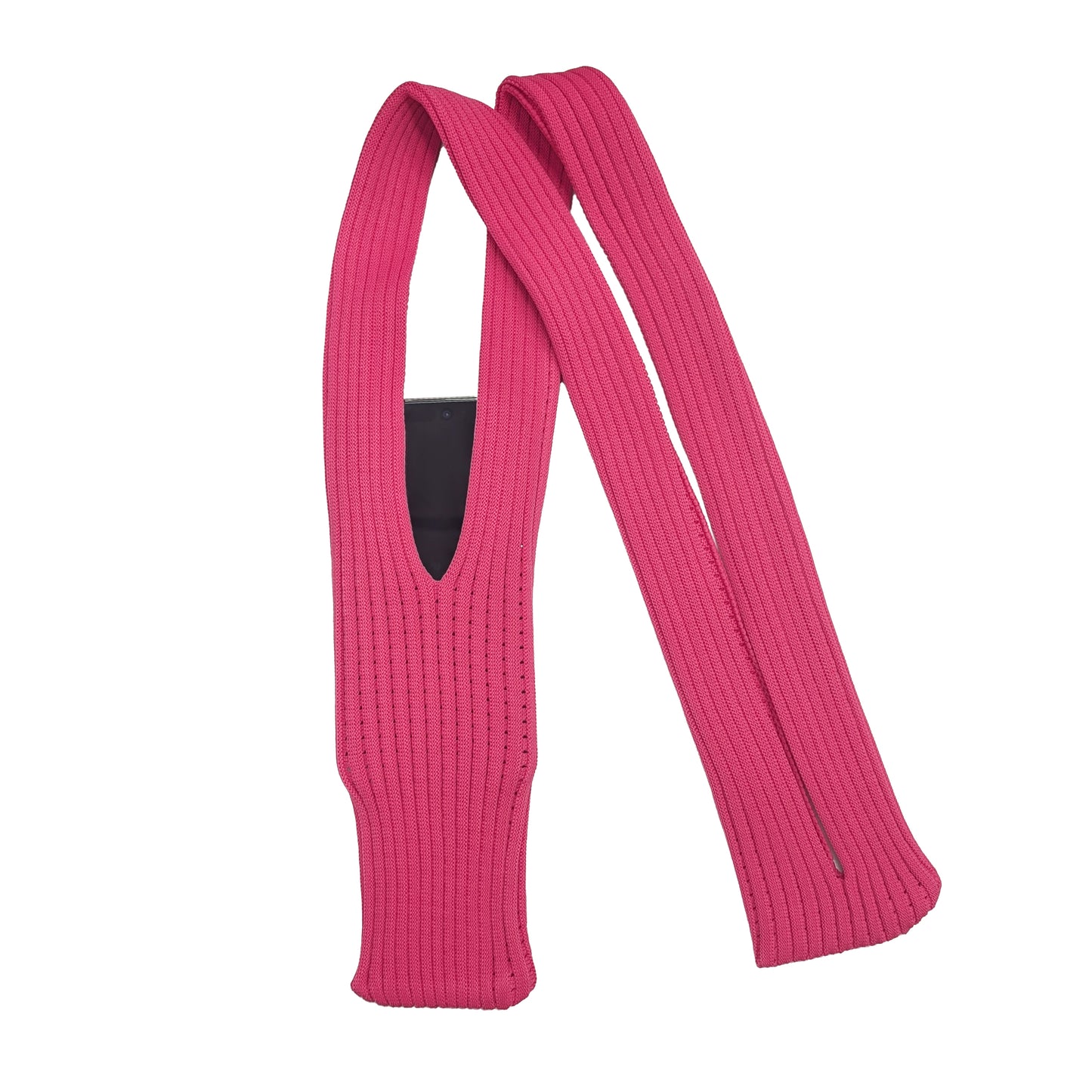 Knitted Phone Pouch Crossbody Strap Long for iPhones and Others