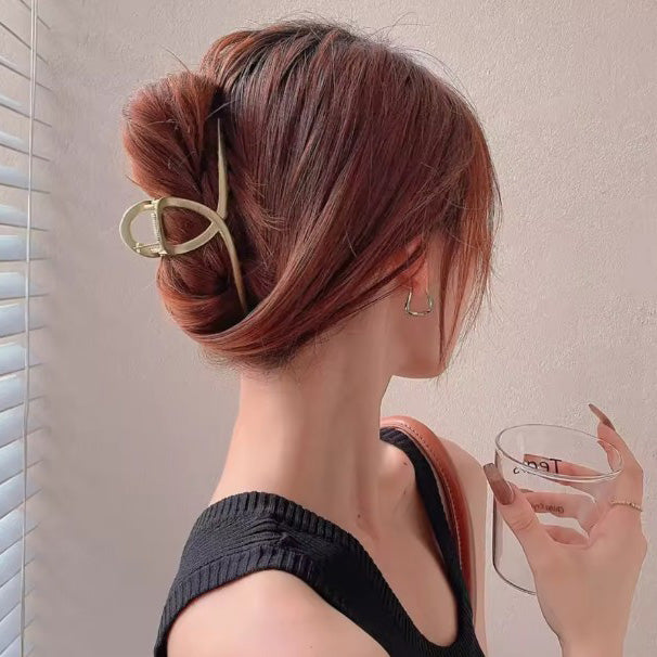 Simple Metal Hair Claw Clip