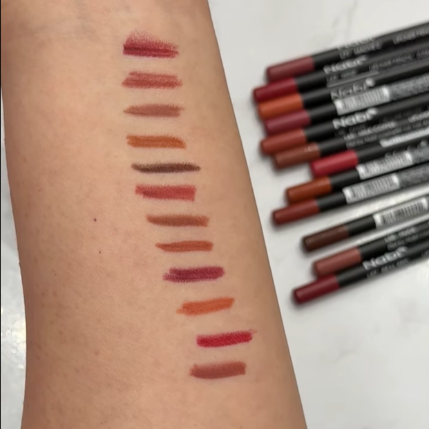 Nabi Lip Liner Pencil Set of 12 [Favorites] - 7 inches