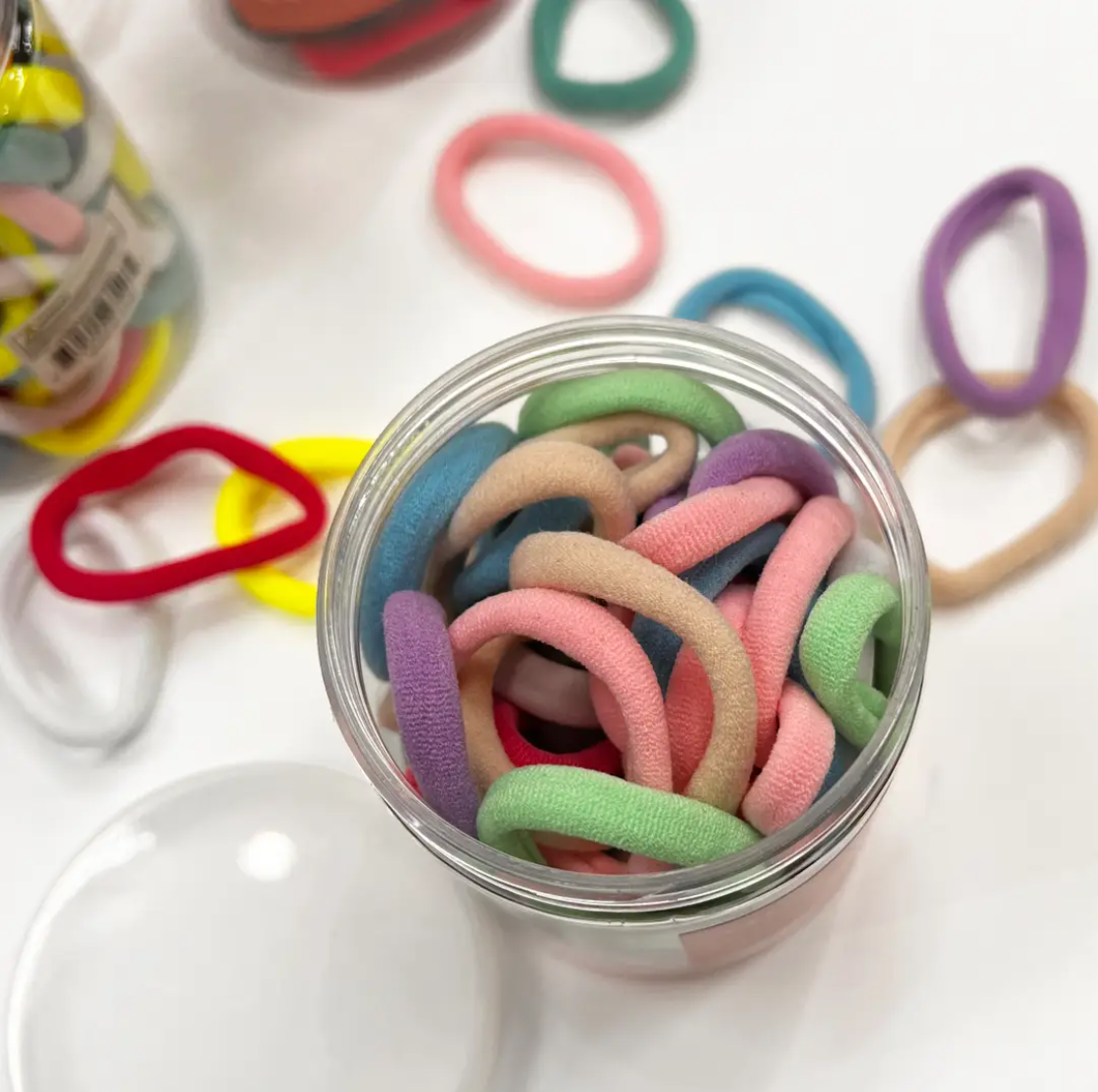 50 pcs Small Elastics - Pastels