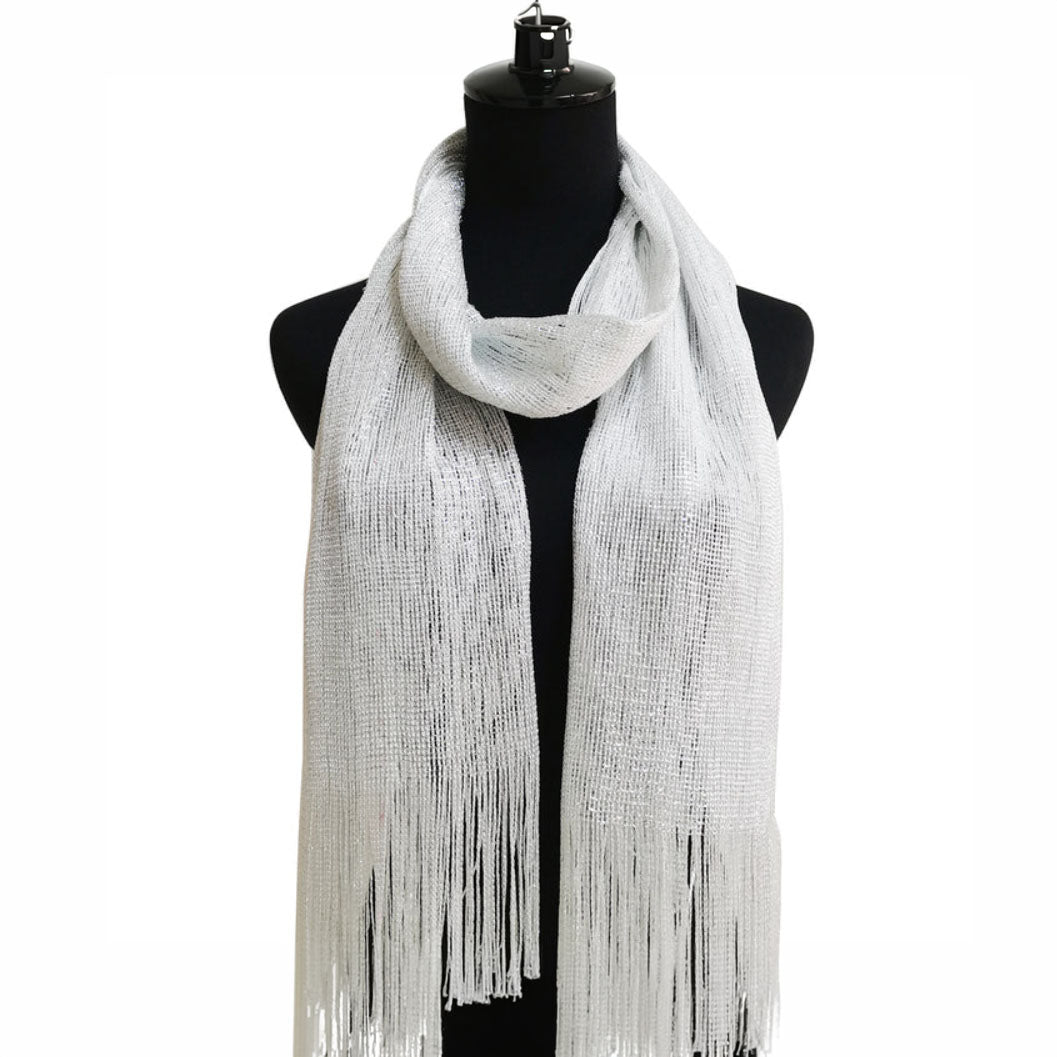 Mesh Net See-Through Shawl Scarf Cover-Up Wrap
