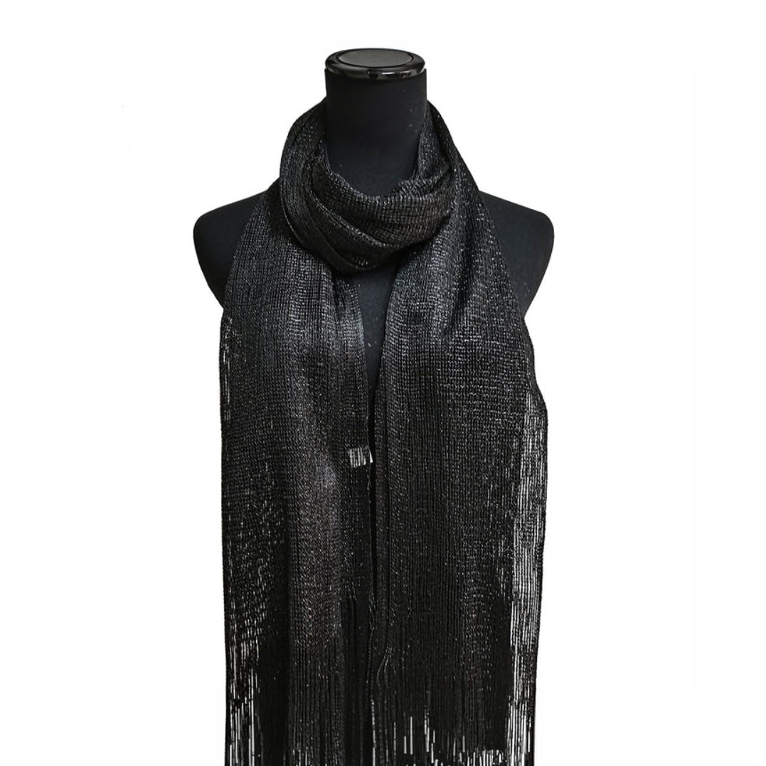 Mesh Net See-Through Shawl Scarf Cover-Up Wrap