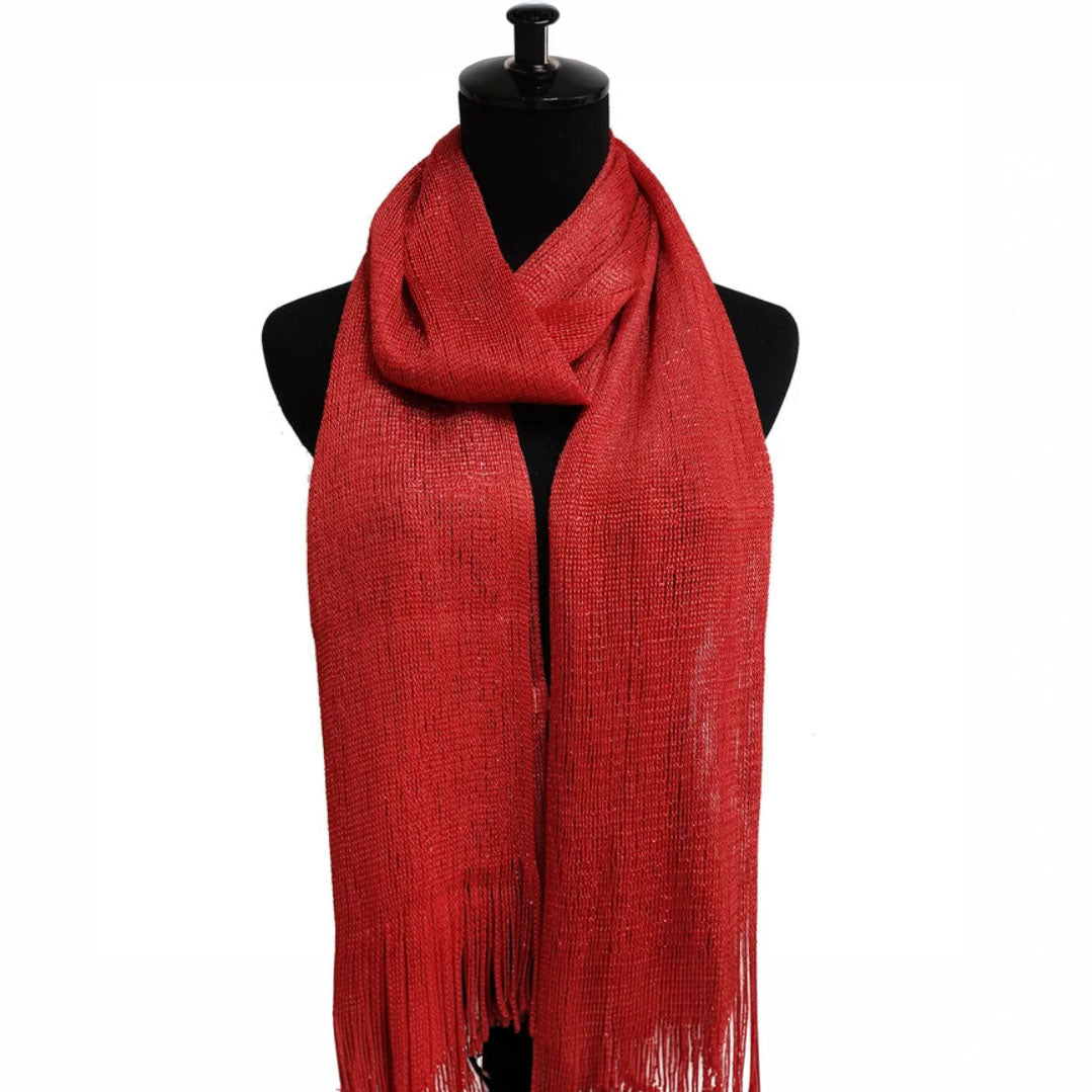 Mesh Net See-Through Shawl Scarf Cover-Up Wrap