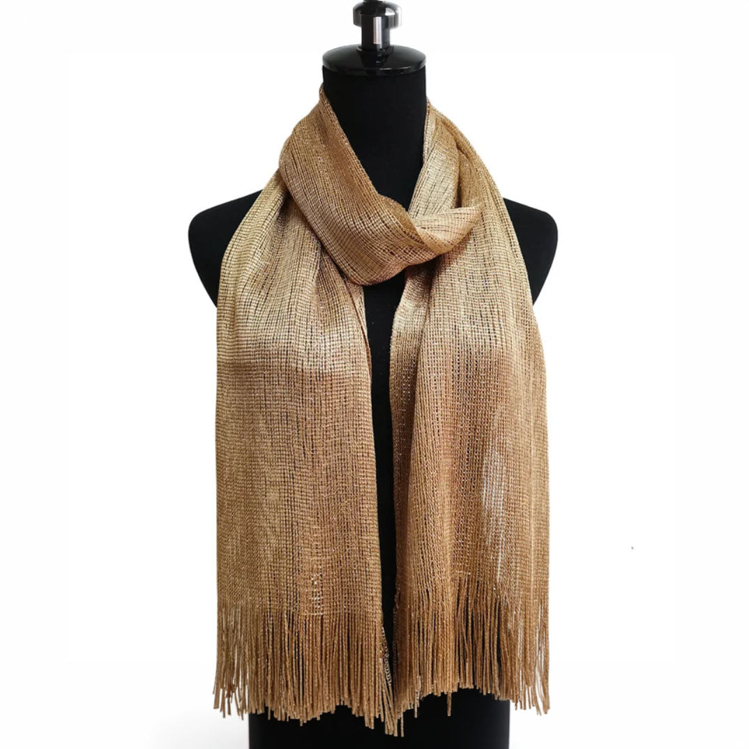 Mesh Net See-Through Shawl Scarf Cover-Up Wrap